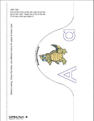 Letra B Alphabet Cap - English Book - Term II