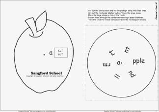 Cierto C Word Wheel – English Book – Term I